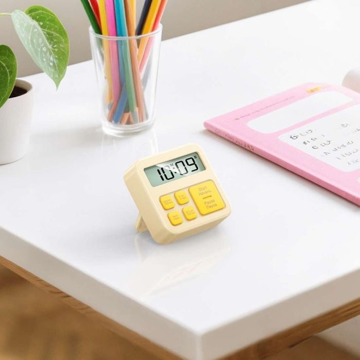 Hoco HX43 Electronic Timer - Yellow - Image 2