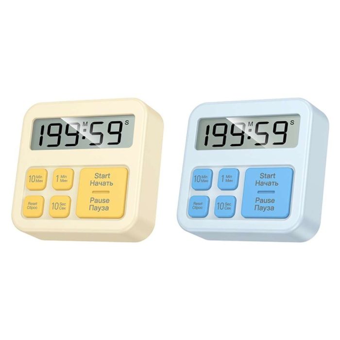 Hoco HX43 Electronic Timer - Blue - Image 4