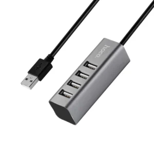 Hoco HB1 USB Hub USB-A to 4-Port USB 2.0 for Charging & Data Sync
