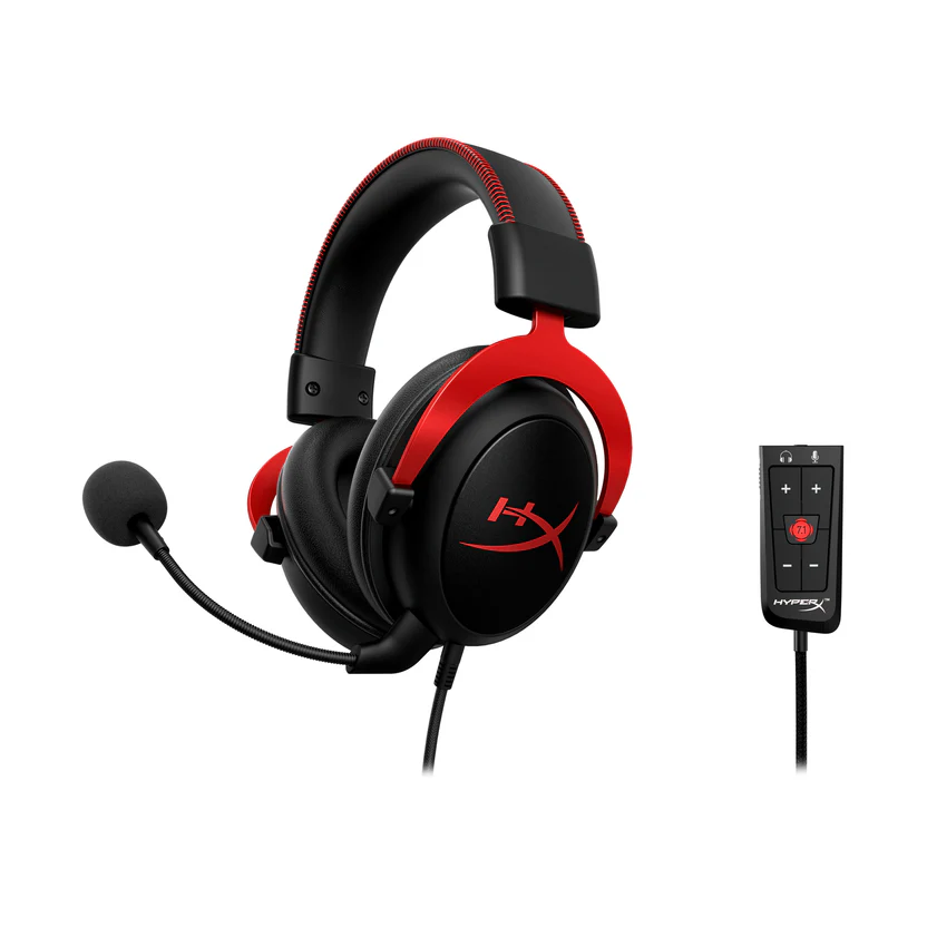 HyperX Cloud II Gaming Headset - Black-Red - Image 2