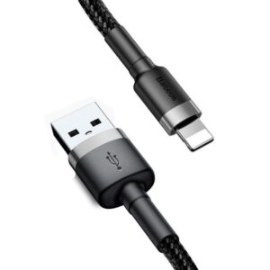 Baseus USB cable - Lightning / iPhone 50cm Baseus Cafule CALKLF-AG1 with 2.4A fast charging support