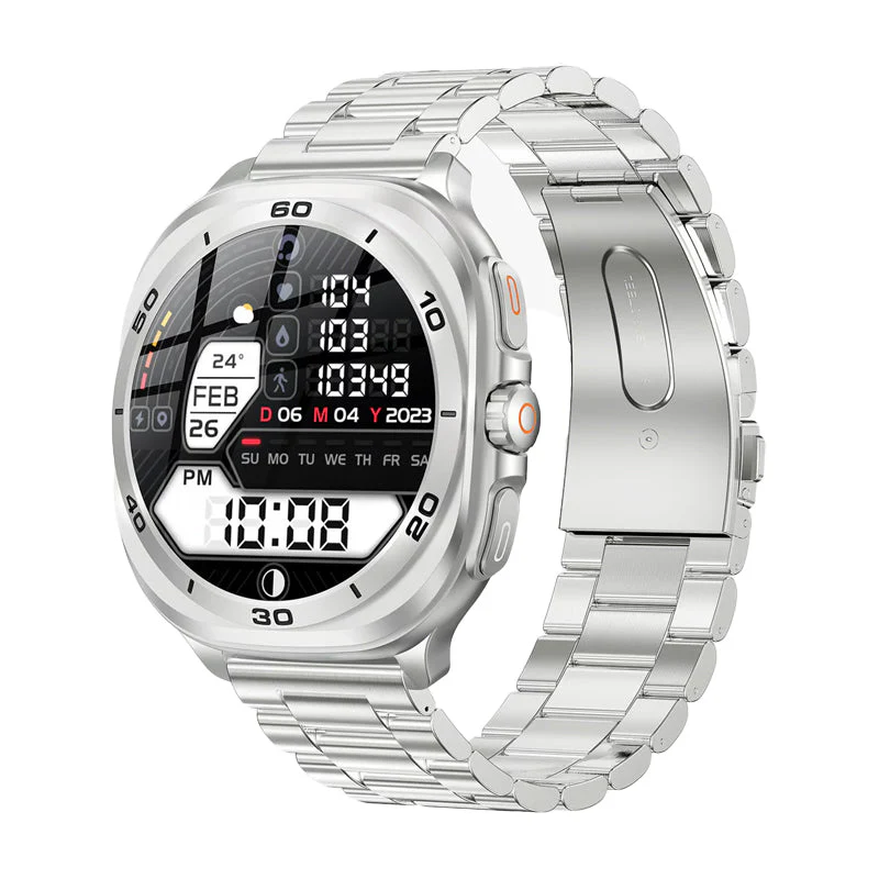 Swiss Military DOM 7 Smart Watch - 1.43 AMOLED - Silver - Image 2