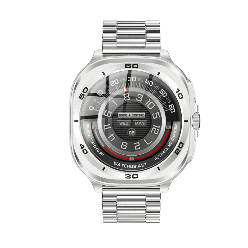 Swiss Military DOM 7 Smart Watch - 1.43 AMOLED - Silver - Image 3