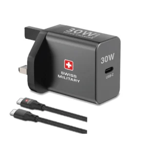 Swiss Military 30W GaN II Super Charger - Gray