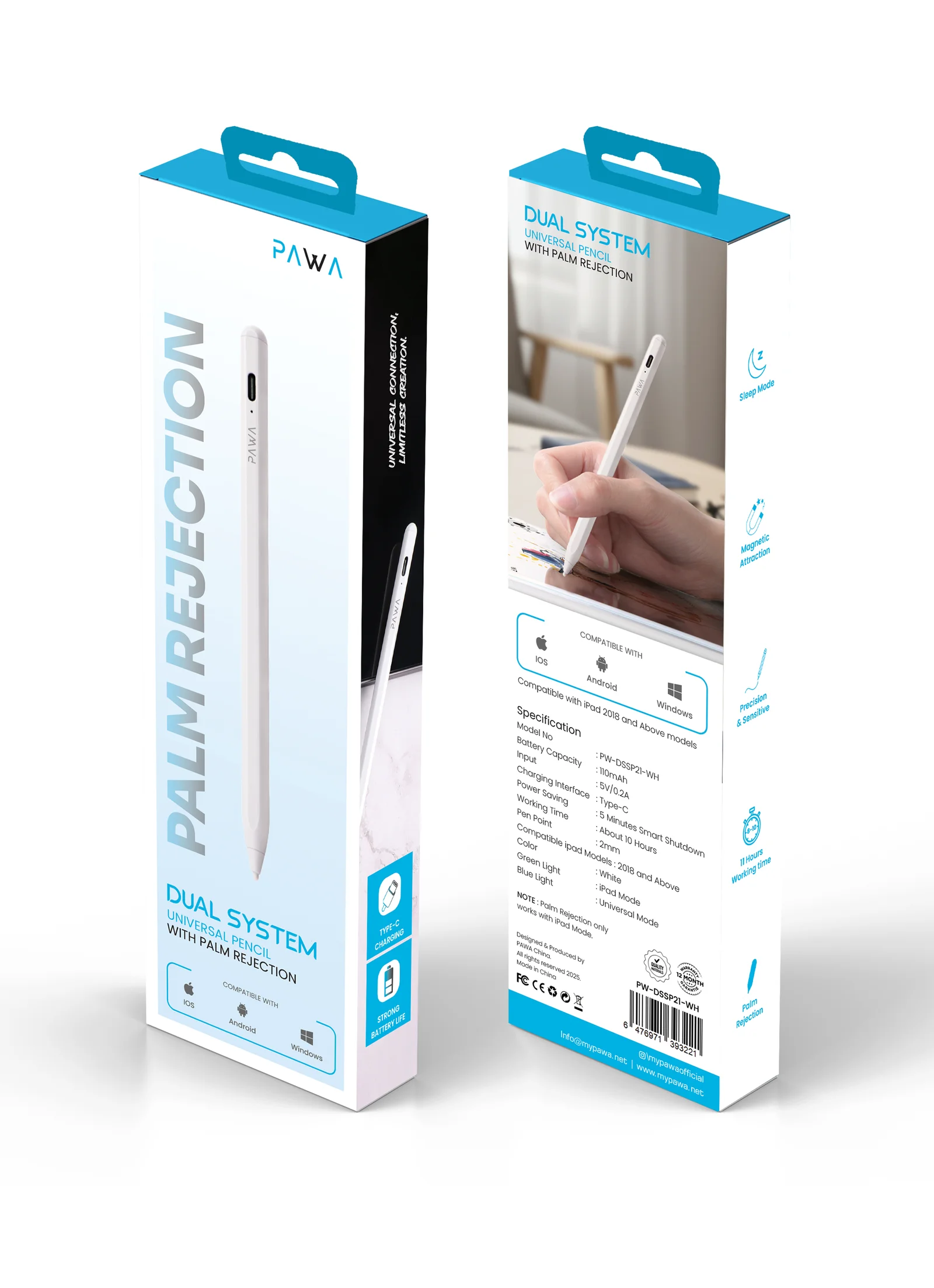 Pawa Dual System Universal Pencil With Palm Rejection - Image 5