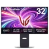 LG UltraGear Dual-Mode OLED 32-Inch 4K UHD 240Hz/FHD 480Hz, 0.03ms, HDMI 2.1 G-Sync Adaptive Sync & FreeSync Premium Pro Gaming Monitor - Black
