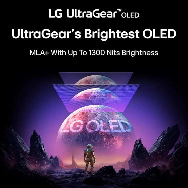 LG UltraGear OLED 27-Inch QHD 480 Hz, 0.03 ms, HDMI 2.1 G-Sync Compatible, AMD FreeSync Premium Pro Gaming Monitor - Black - Image 4