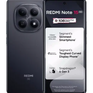 Xiaomi Redmi Note 15 (8GB / 256GB) 5G Phone 6.77 AMOLED display - Black