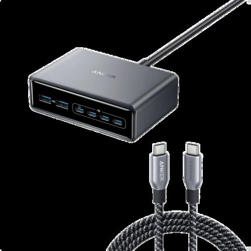 Anker Prime USB-C TO USB-C 240W Ultra Durable Fast Charging Cable 6FT - Black - Image 2