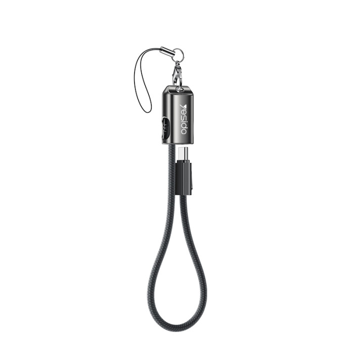 Yesido CA177 20CM 60W Type-C To Type-C OD4.0 Design With Premium Chips Zinc Alloy Portable Strip Data Cable