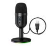 Hoco L25 Bright USB-A Port RGB Desktop Microphone