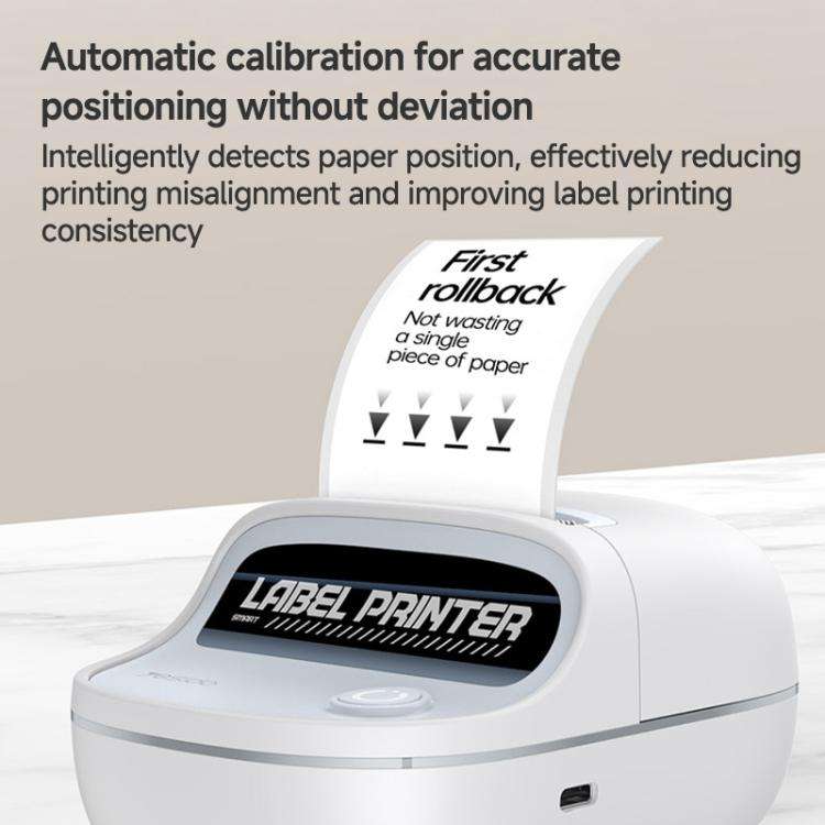 Yesido SP10 Thermal Label 25-48mm Printer 203DPI Portable Wireless Sticker Printer with 1000mAh Battery - White - Image 4