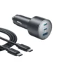 Anker Nano Car Charger 167.5W 3-Ports - Black