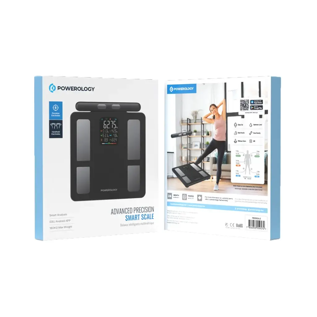 Powerology Advanced Precision Smart Scale - Black - Image 4
