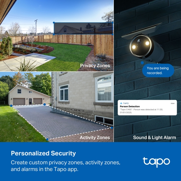 TP-Link Battery-Powered Security Camera with Built-In Solar Panel - Image 8