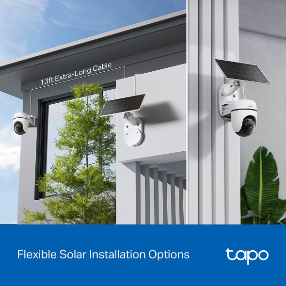 TP-Link Solar-Powered Pan/Tilt Security Camera Kit - Image 5