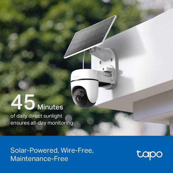 TP-Link Solar-Powered Pan/Tilt Security Camera Kit - Image 6