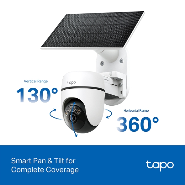 TP-Link Solar-Powered Pan/Tilt Security Camera Kit - Image 9