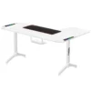 Twisted Minds Corner Gaming Desk, Left - White - TM-Y-LW-RGB