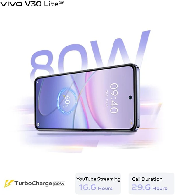 vivo V30 LITE 5G Phone 6.67-inch 12GB | 256GB - Leather Purple - Image 3