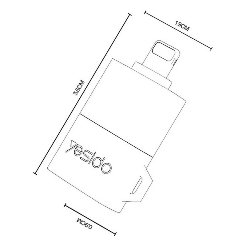Yesido GS38 Lightning to TF Card Reader for IPhone & IPad - Image 5