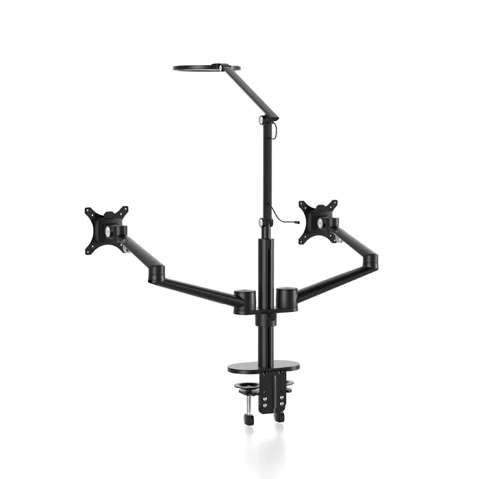 Dual Monitor Stand With Lamp (Ol-2lt) - Image 2