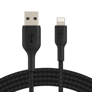 Belkin Premium Braided Cable USB-A Lightning 1M - Black