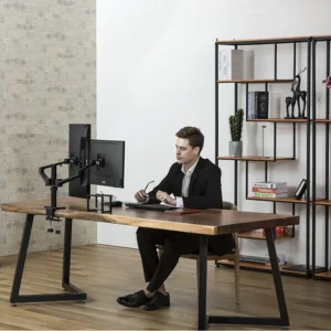 Gamvity ErgoView Pro Dual Monitor Arm – 360° Swivel Desk Mount (32)
