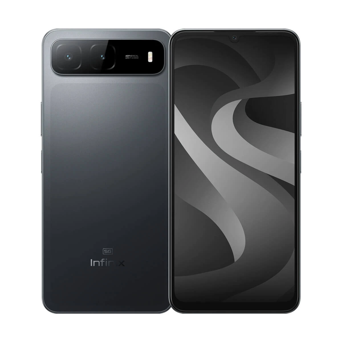 Infinix Hot 60i 5G 16GB RAM (8+8) 256GB Storage Phone - Black
