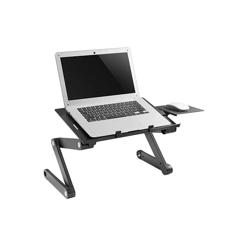 Lumi Height Adjustable Ventilated Laptop Desk with Mouse Pad Side Mount & Cooling Fan LPD03-4 - Image 2