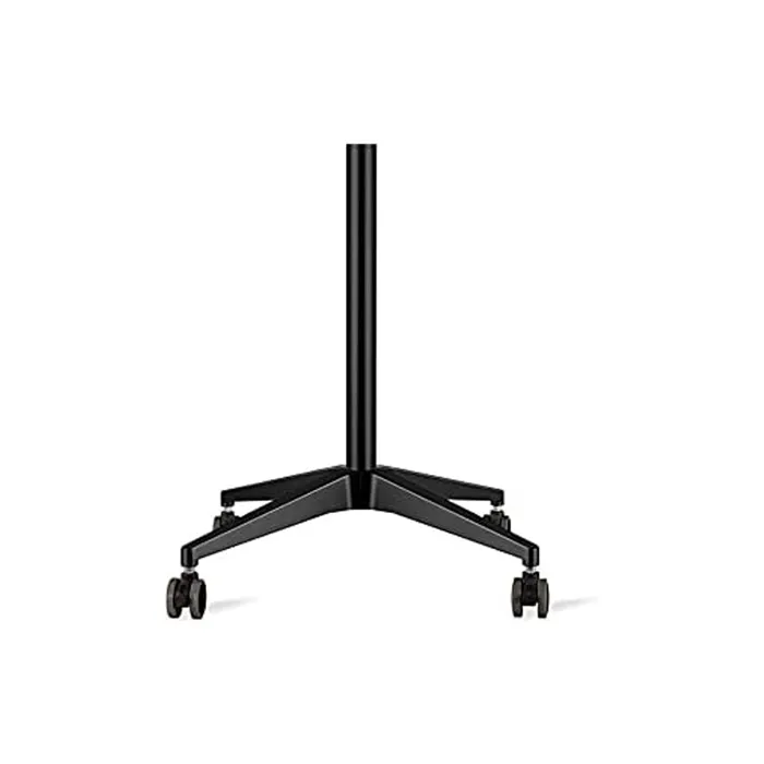 Multifunction Computer Floor Stand For Laptop/tablet/phone Holder Height/angle Adjustable With Wheel Aluminum Up-9l - Black - Image 5