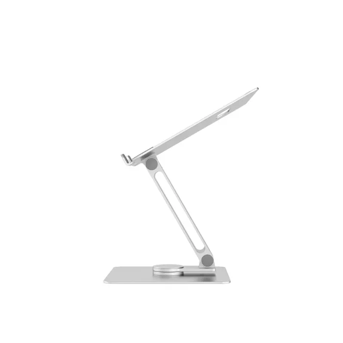 Swivel Rotatable 360 Rotating Laptop Stand For 9.7 -15.6 Inch Laptop And Tablets - Silver - Image 4