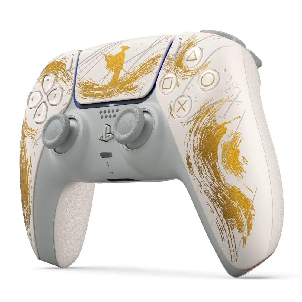 Sony PS5 DualSense Wireless Controller Ghost of Yotei Gold Limited Edition - Gold - Image 2