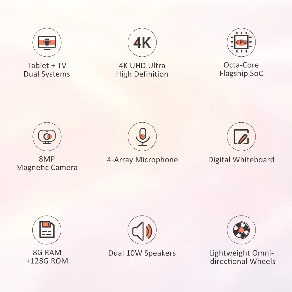 Titan Army 32-inch Android All-in-one Smart Display With Stand 8+128gb - Sliver - Image 6