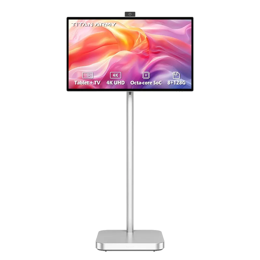 Titan Army 32-inch Android All-in-one Smart Display With Stand 8+128gb - Sliver
