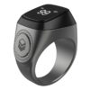 Iqibla Smart Tasbih Zikr Ring 22 MM - Space Grey