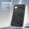 LDNIO SC3604C Power Strip – 3 AC Outlets & 6 USB Ports