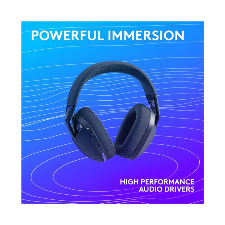 Logitech G321 LIGHTSPEED Wireless Bluetooth Gaming Headset, Dynamic Comfort and Fit - Black - Image 2