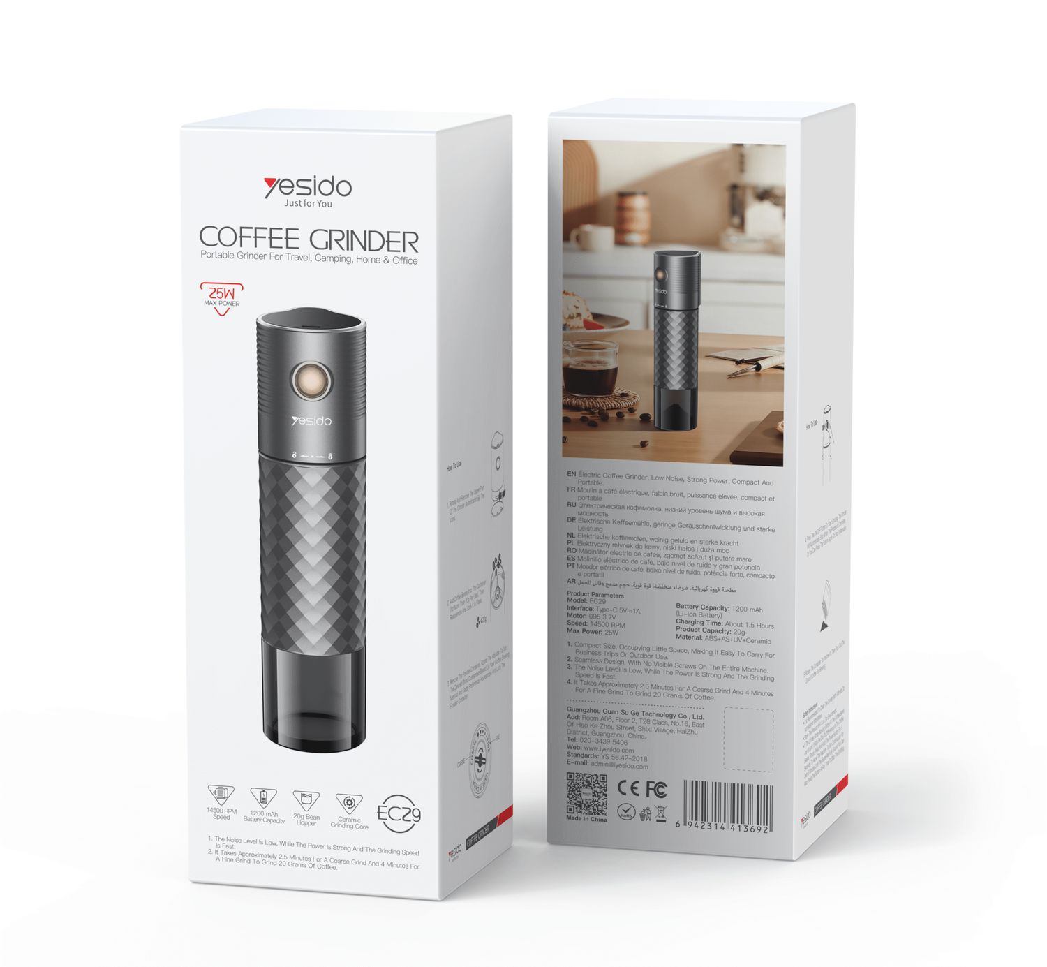 Yesido EC29 Coffee Grinder - Image 2