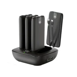 Brave Station Pro 4-in-1 Family Power Bank Station 10000mAh×4 BP-27 – Black