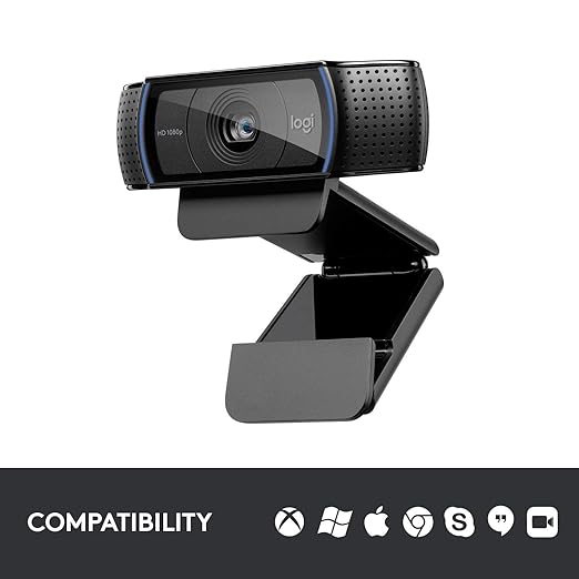 Logitech C920 HD Pro Webcam 1080p / 30fps / USB 2.0 - Black - Image 7