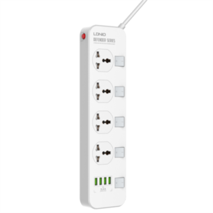 Yesido 4 AC Outlets Universal Power Strip SC4408