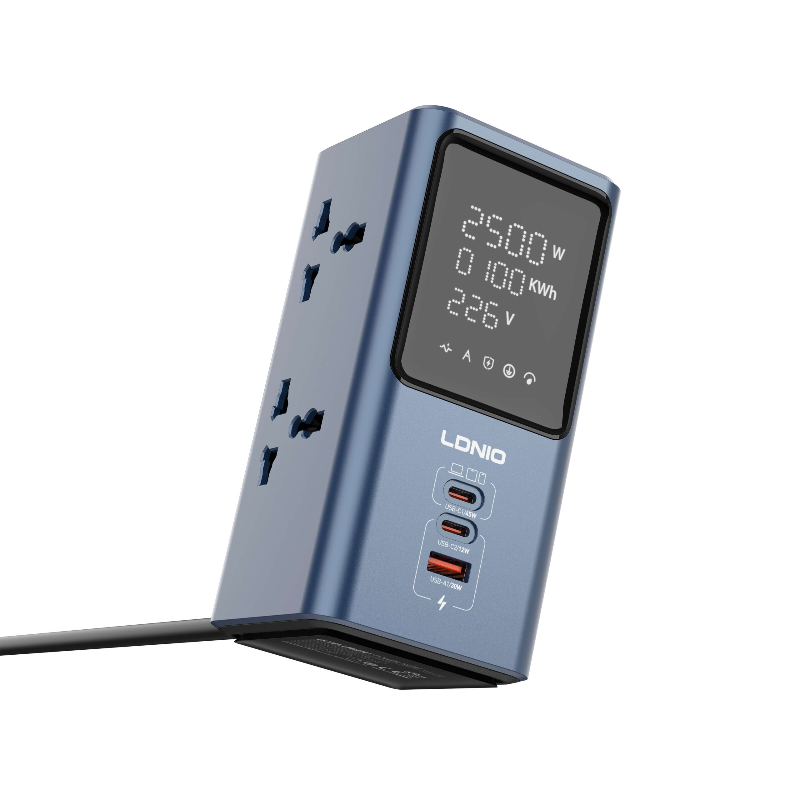 Ldnio 45W Universal Power strip desktop LED power Adapter SC2 - Image 6