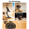 Yesido C300 360 Rotating Base Foldable Design Adjustable of Height Aluminum Alloy Metal Table Phone Holder - Image 3