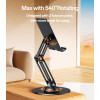 Yesido C300 360 Rotating Base Foldable Design Adjustable of Height Aluminum Alloy Metal Table Phone Holder - Image 4