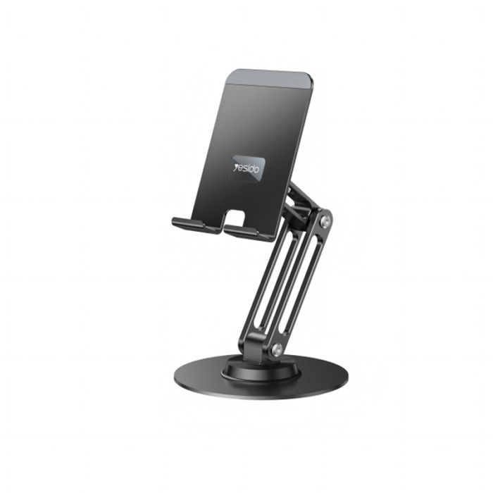 Yesido C300 360 Rotating Base Foldable Design Adjustable of Height Aluminum Alloy Metal Table Phone Holder