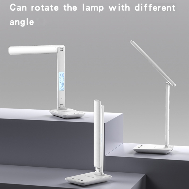 Yesido DS20 Multifunctional LED Desk Lamp Supports 10W Wireless Charging, EU Plug - Image 4