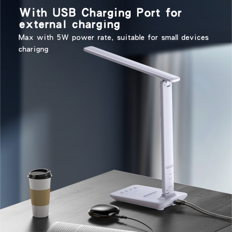 Yesido DS20 Multifunctional LED Desk Lamp Supports 10W Wireless Charging, EU Plug - Image 7