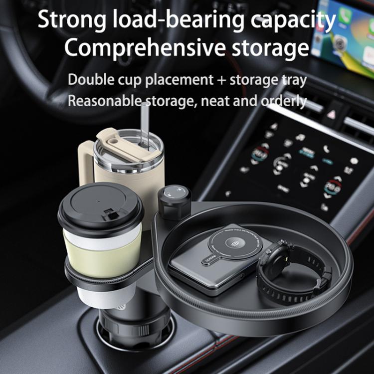 Yesido C180 3 in 1 Car Multi-function Tray Water Cup Holder - Image 7