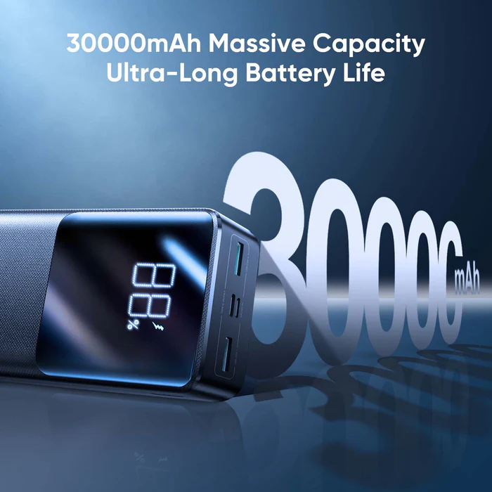 JOYROOM JR-QP193 22.5W Power Bank 30000mAh - Black - Image 4
